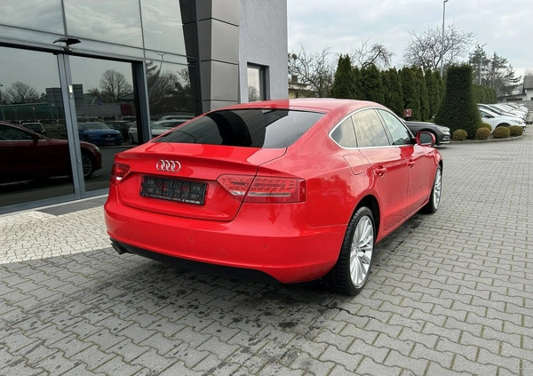 Audi A5 cena 42900 przebieg: 268000, rok produkcji 2011 z Sławno małe 154